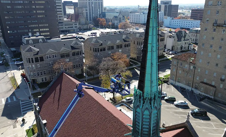 Featured in Professional Roofing: Roofing Steepled in Charm